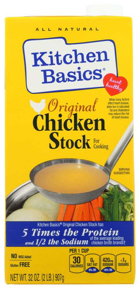 KITCHEN BASICS: Original Chicken Stock, 32 Oz New