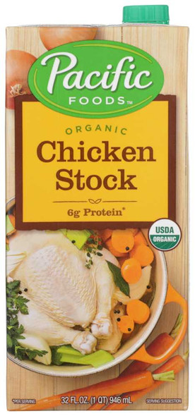 PACIFIC FOODS: Organic Chicken Stock, 32 oz New