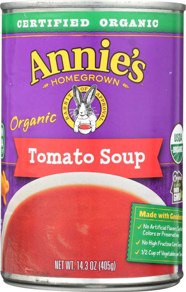 ANNIES HOMEGROWN: Organic Tomato Soup, 14.3 oz New