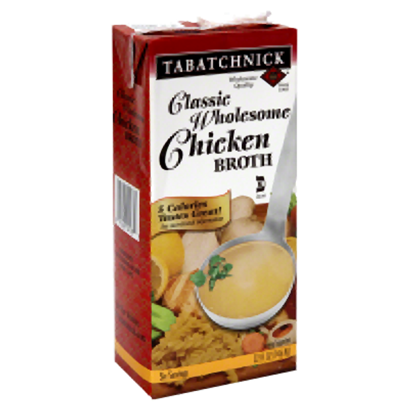 TABATCHNICK: Classic Wholesome Chicken Broth Aseptic, 32 oz New