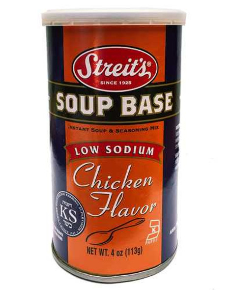 STREITS: Low Sodium Chicken Soup Base, 5 oz New