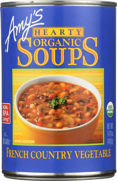 AMYS: Soup Vegetable French Country Gluten Free, 14.4 oz New