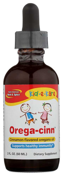 NORTH AMERICAN HERB AND SPICE: Kid-e-Kare Orega-cinn Oregano Oil, 2 oz New