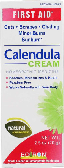 BOIRON: First Aid Calendula Cream Homeophatic Medicine, 2.5 Oz New