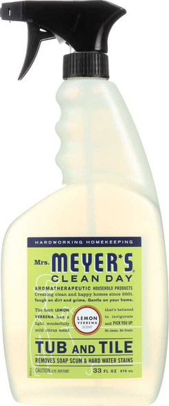 MRS MEYERS CLEAN DAY: Cleaner Tub and Tile Lemon, 33 oz New