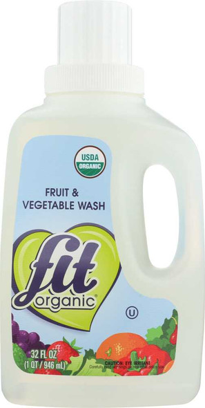 FIT ORGANIC: Fruit & Vegetable Wash Soaker, 32 oz New