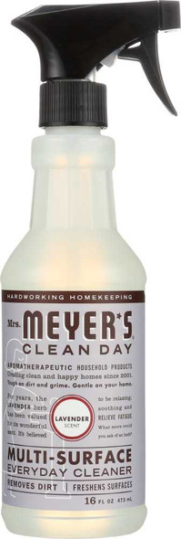 MRS MEYERS CLEAN DAY: Lavender Multi-Surface Everyday Cleaner, 16 oz New