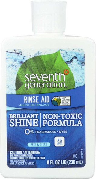 SEVENTH GENERATION: Rinse Aid Free and Clear, 8 oz New