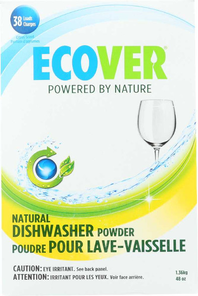 ECOVER: Dishwasher Powder Citrus Scent, 48 oz New