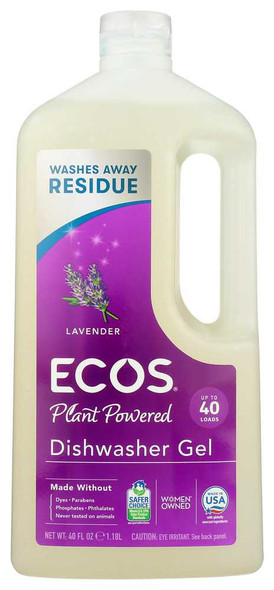 EARTH FRIENDLY: Wave Auto Dishwasher Gel Organic Lavender, 40 oz New