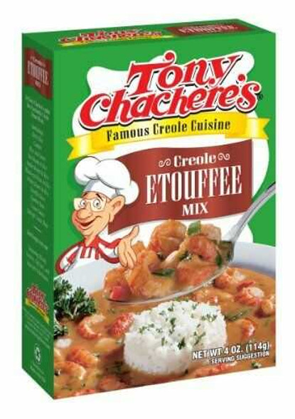 TONY CHACHERES: Creole Etouffee Base Mix, 4 oz New