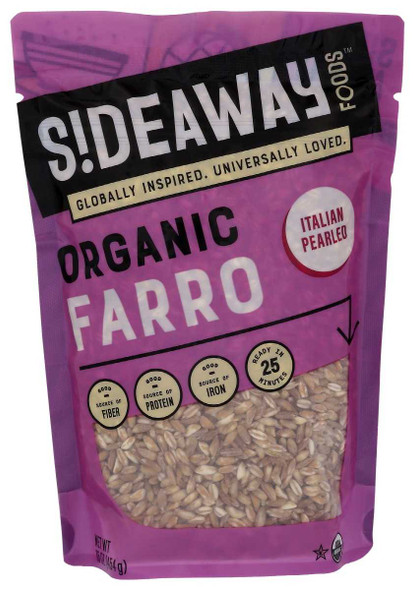 SIDEAWAY FOODS: Organic Farro, 16 oz New