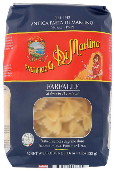 DI MARTINO: Pasta Farfalle, 1 lb New