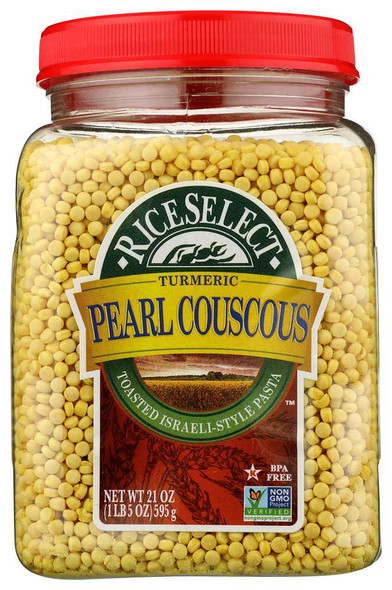 RICESELECT: Pearl Couscous Turmeric, 21 oz New