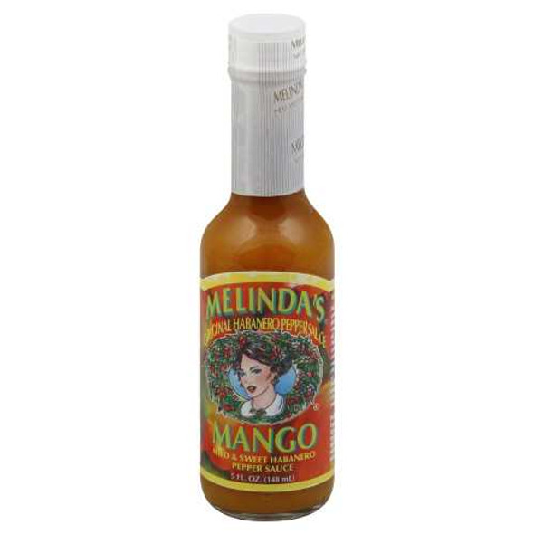 MELINDAS: Sauce Hot Mango, 5 oz New