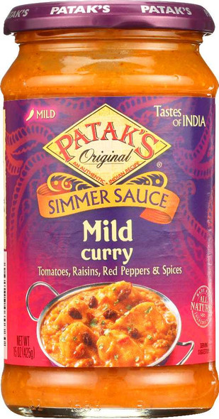 PATAKS: Sauce Curry Mild, 15 oz New