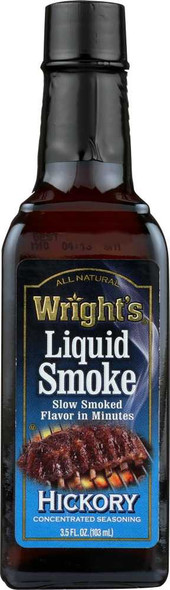 WRIGHTS HICKORY: Hickory Liquid Smoke, 3.5 oz New