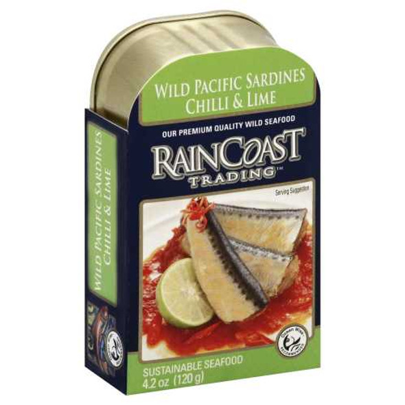 RAINCOAST TRADING: Sardines In Chili and Lime, 4.2 oz New