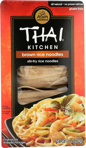 THAI KITCHEN: Brown Rice Noodles, 8 oz New