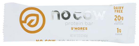 NO COW BAR: Smores Protein Bar, 2.12 oz New