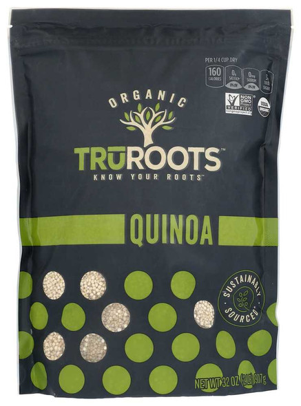 TRUROOTS: Quinoa 100% Whole Grain Organic, 2 lb New