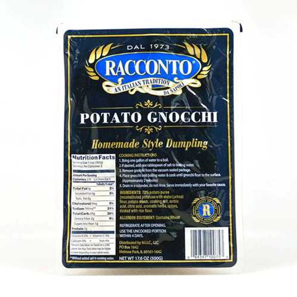 RACCONTO: Potato Gnocchi, 17.6 oz New
