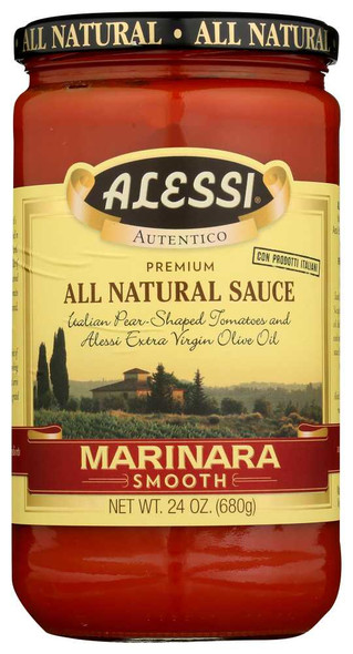 ALESSI: Marinara Pasta Sauce Smooth Style, 24 oz New
