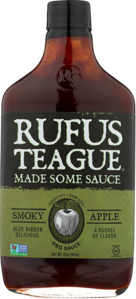RUFUS TEAGUE: BBQ Sauce Smoky Apple, 16 oz New