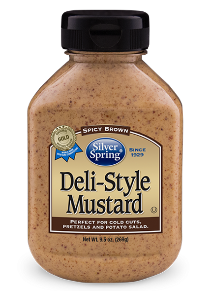 SILVER SPRINGS: Deli Style Mustard, 9.5 oz New