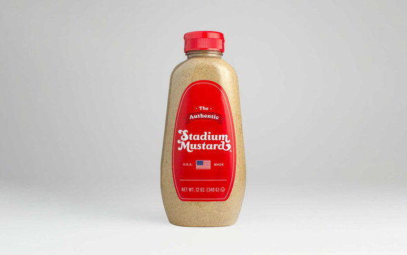 STADIUM: Squeeze Mustard, 12 oz New