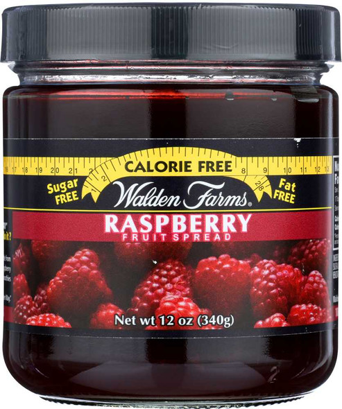 WALDEN FARMS: Calorie Free Fruit Spread Raspberry, 12 oz New