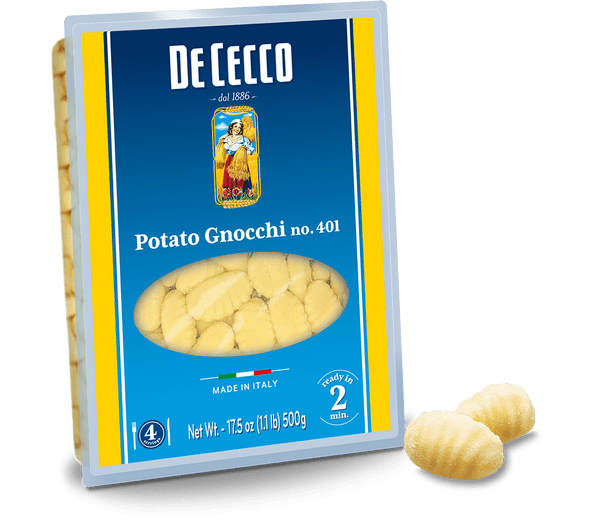 DE CECCO: Pasta Gnocchi Potato, 17.5 oz New