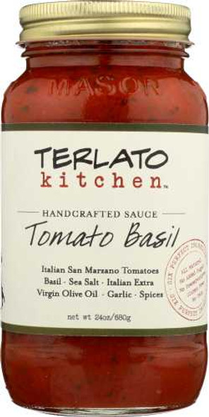TERLATO KITCHEN: Tomato Basil Sauce, 24 oz New