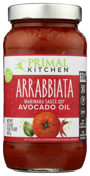 PRIMAL KITCHEN: Sauce Arrabbiata Marinara, 23.5 oz New