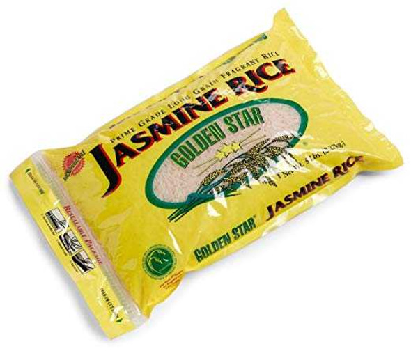 GOLDEN STAR: Jasmine Rice Premium, 5 lb New