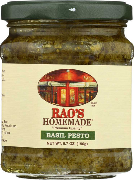 RAOS: Basil Pesto Sauce, 6.7 oz New