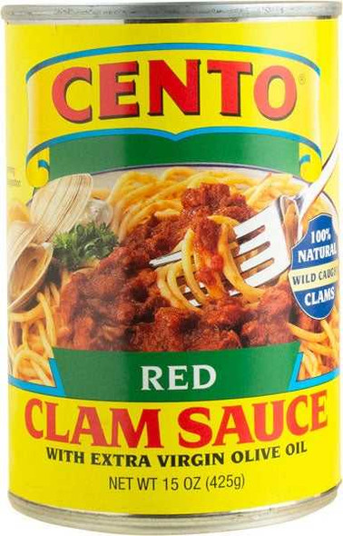 CENTO: Sauce Clam Red, 15 oz New