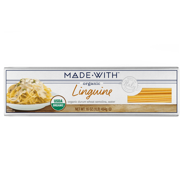 MADE WITH: Pasta Linguine Org, 16 oz New