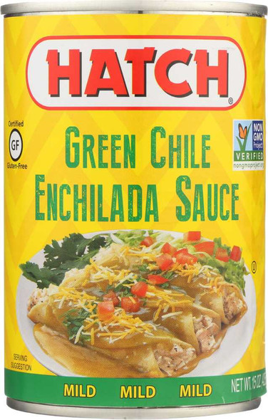 HATCH: Green Chile Enchilada Sauce Mild, 15 oz New