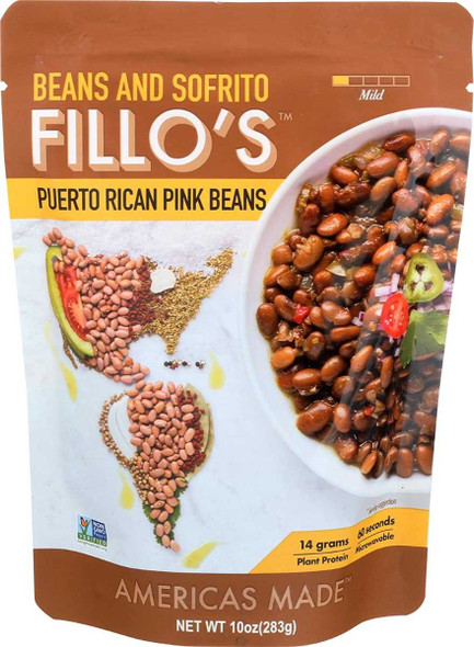 FILLOS: Beans Puerto Rican Pink, 10 oz New