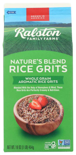 RALSTON FAMILY FARMS: Rice Grits Natures Blend, 16 oz New