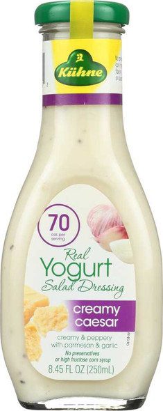 KUHNE: Yoghurt & Caesar Dressing, 8.45 oz New