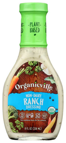 ORGANICVILLE: Non Dairy Ranch Dressing, 8 fo New
