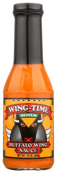 WING TIME: Buffalo Wing Sauce Medium, 13 oz New