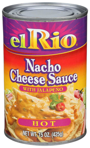 EL RIO: Nacho Cheese Sauce Hot, 15 oz New