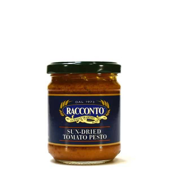 RACCONTO: Sun Dried Tomato Pesto Sauce, 6.3 oz New