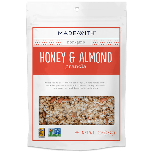 MADE WITH: Honey and Almond Granola, 13 oz New