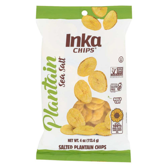 INKA: Chips Original Roasted Plantains, 4 oz New
