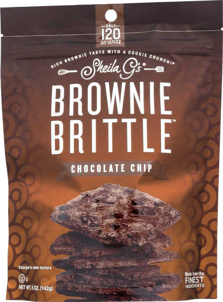 SHEILA G'S: Brownie Brittle Chocolate Chip, 5 oz New