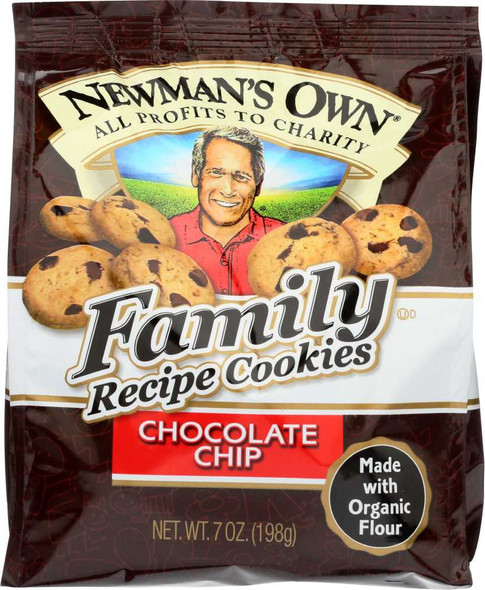 NEWMANS OWN ORGANIC: Cookie Chocolate Chip Family Recipe, 7 oz New